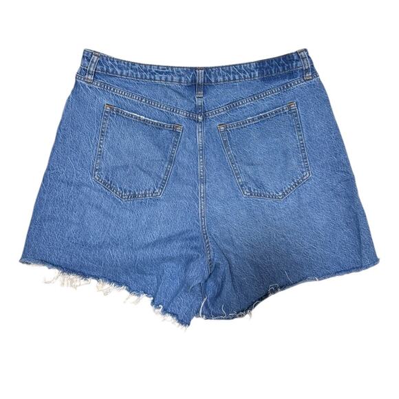 Abercrombie & Fitch Curvy Love High-Rise Denim Shorts - Size 33 - Picture 5 of 5